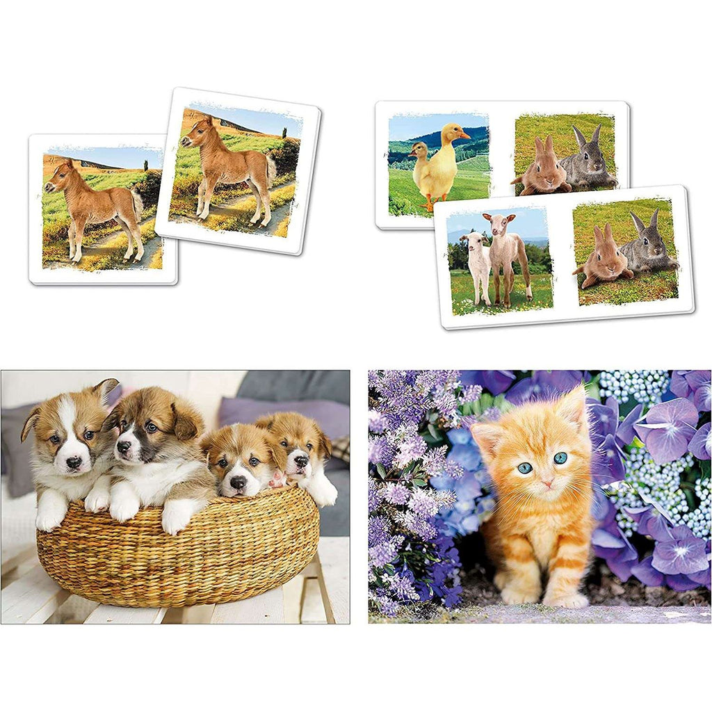 ANIMALS PUZZLE, DOMINO & MEMORY GAME     [20240]