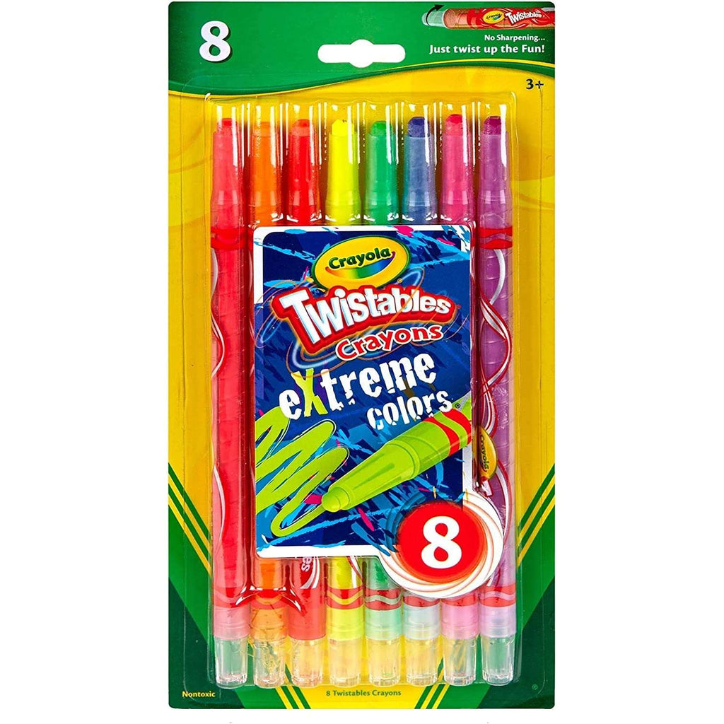 EXTREME TWISTABLE CRAYONS - NEON COLOURS  [9738]